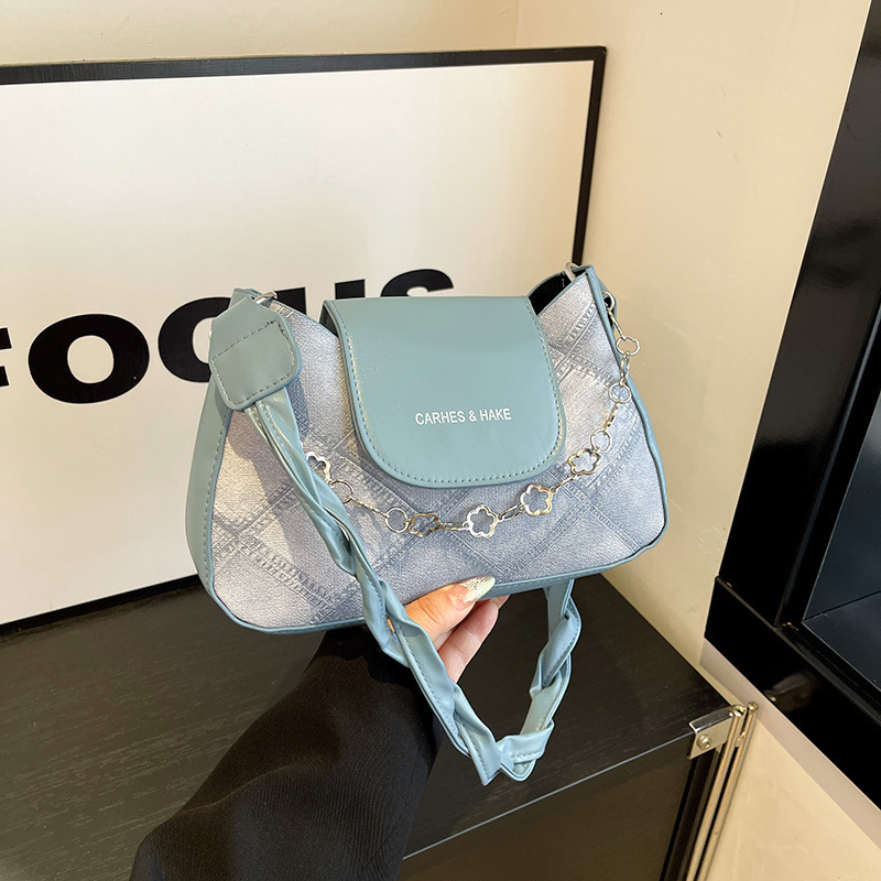 new niche designer popular shoulder bag splicing fashion generous commuting multifunctional handbag bag