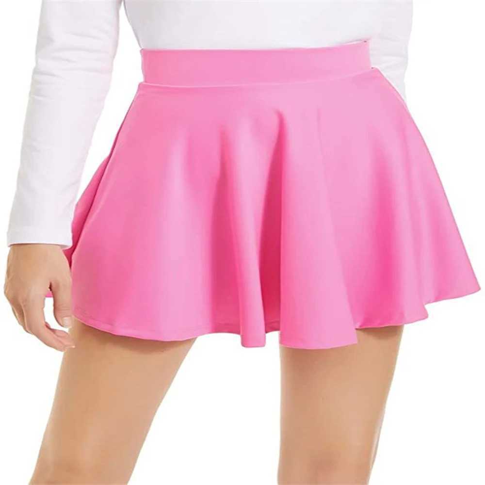 Summer Womens style Sexy pleated skirt Mini skirt Womens Fashion A-line vintage high-waisted skirtXJ241221
