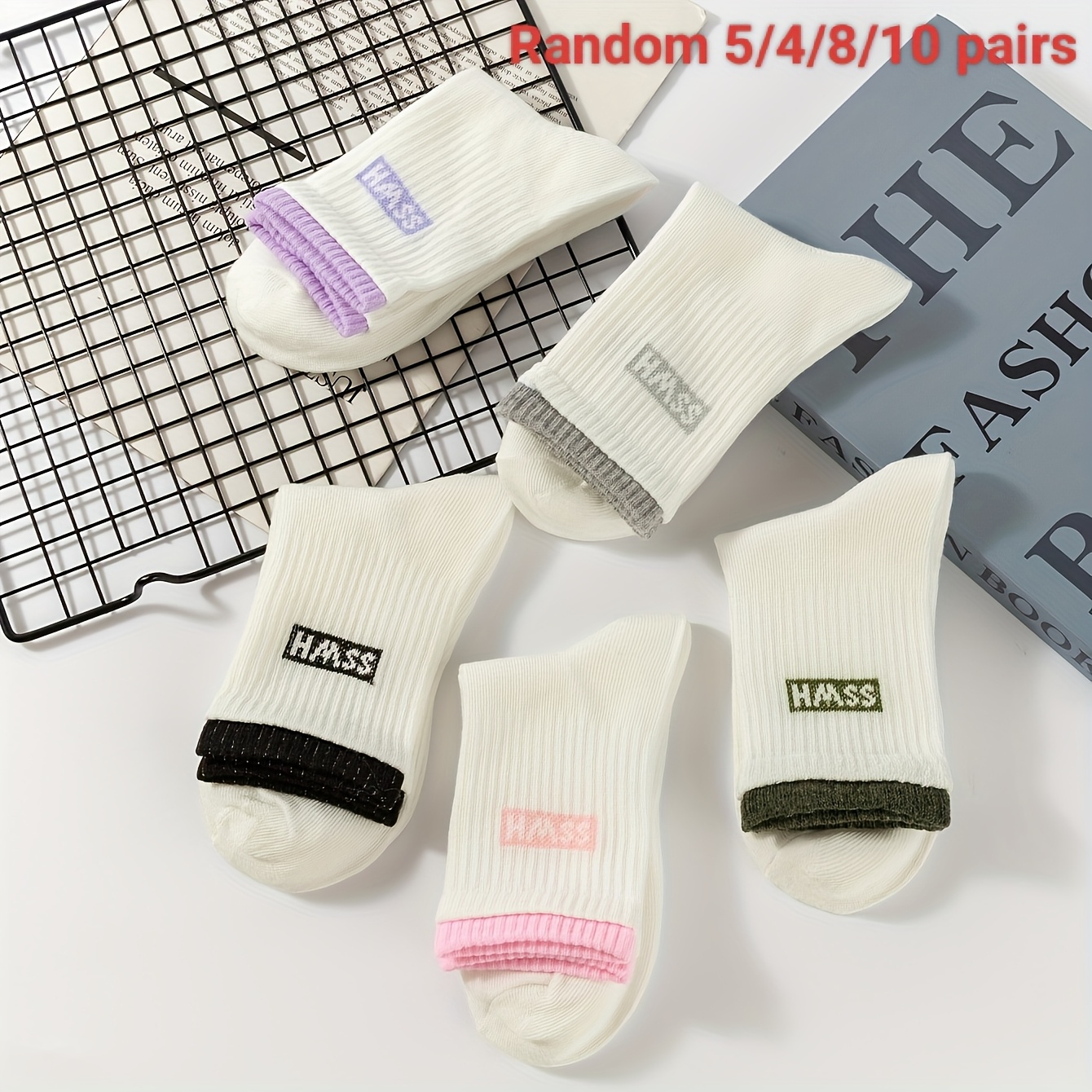 Stylish Double-Twist Fabric Women's Tights - Seasonal Pack of 5 Comfortable Layering Options hot-sale