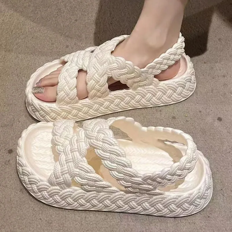 New Platform Sole Hollow Open Toe Women's Sandals Summer Fashion Casual Elegant and Comfortable Running Shoes zhanyishengli