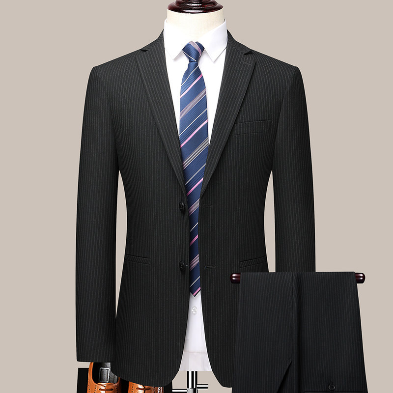 P12212024 Spring and Autumn Men's Suit Wool Business Suit Wedding Suit