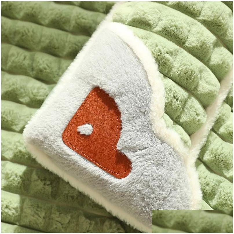 Dog Houses & Kennels Accessories Madden Winter Warm Mat Sofa Small Medium Plaid Bed For Cats Dogs Fluff Sleeping Removable Washable P Dhaba