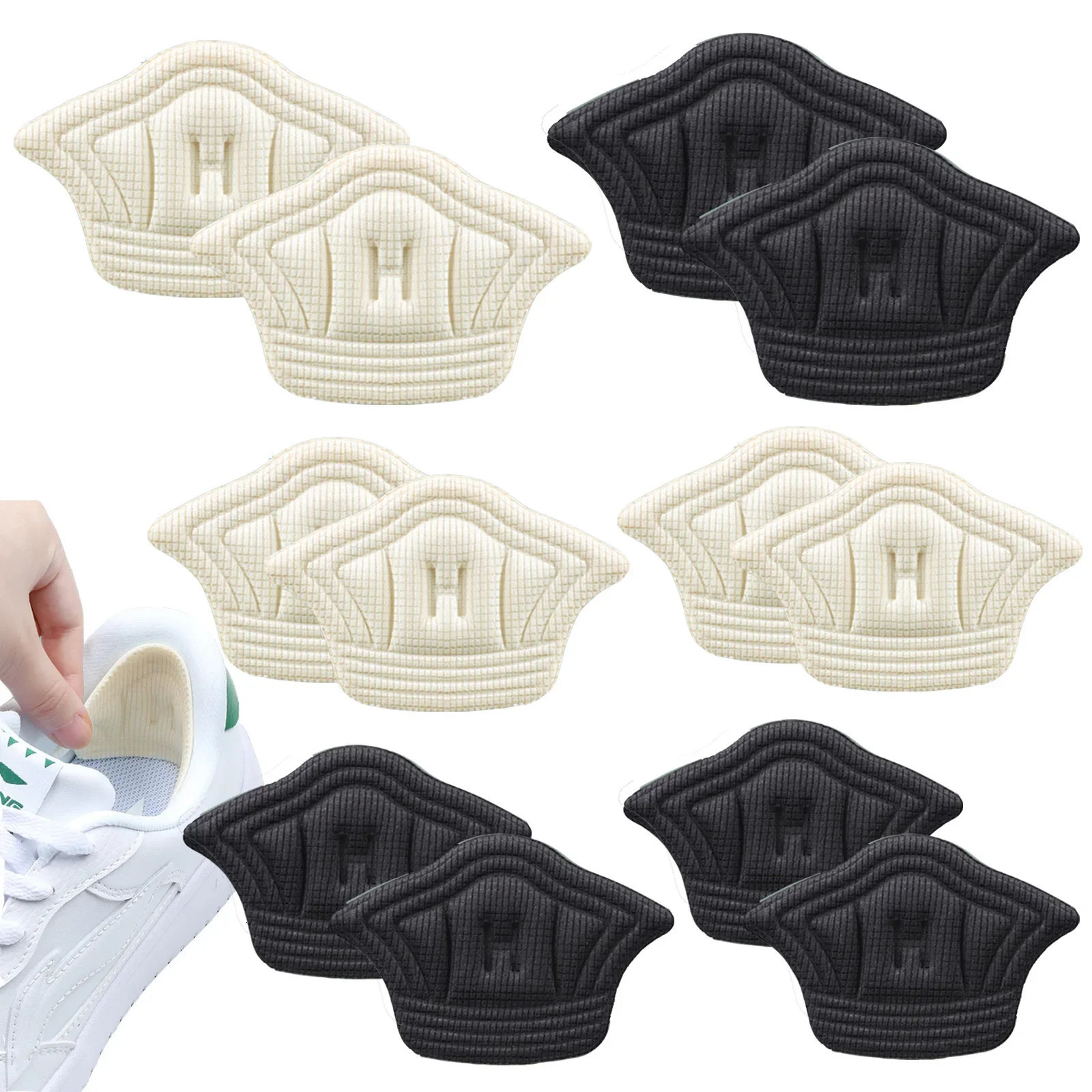 2PCS/4PCS Adjustable Size Foot Mat Sports Shoes Foot Mat Sports Shoes Foot Mat Sports Shoes Stickers 241213