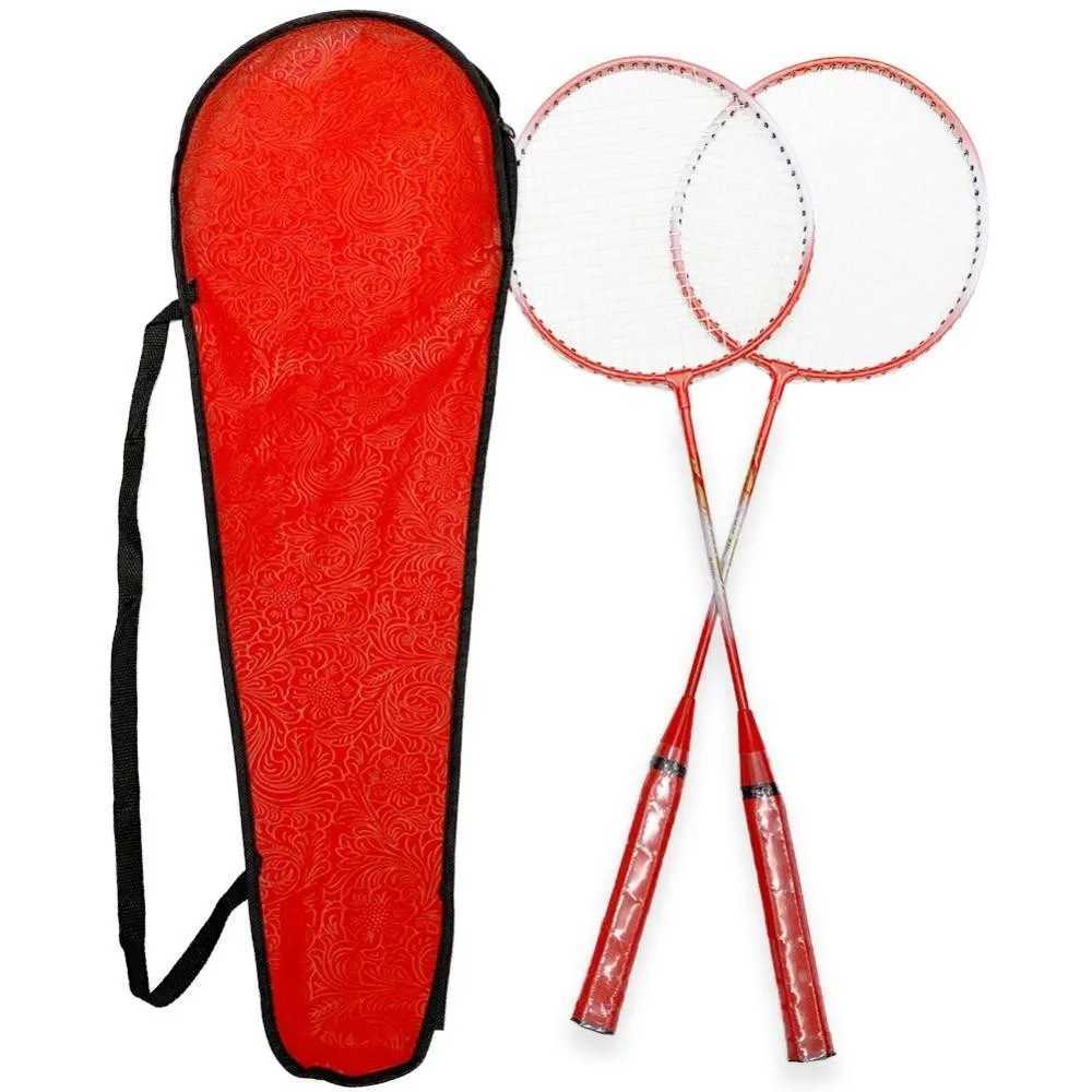 Professional badminton racket shutter and carrying bag set double badminton racket set indoor and outdoor speed sportsW241221