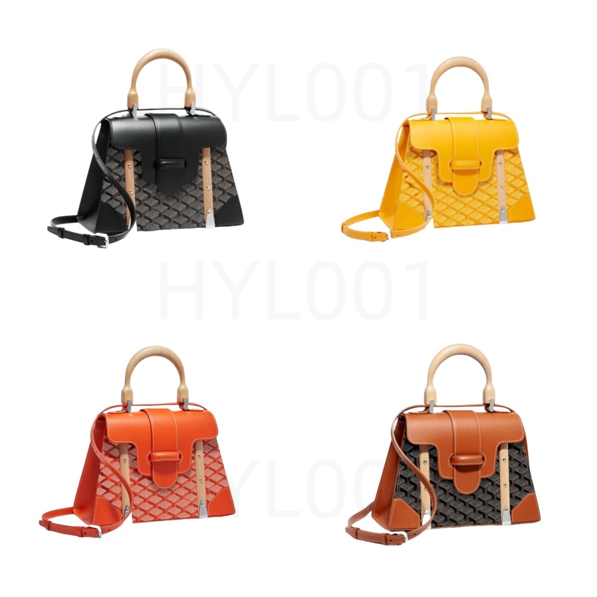 Womens Designer Shoulder bag Top Men handle Mini saigon tote bag Luxury handbag bamboo handle bag Fashion sac luxe pochette leather clutch purse crossbody bags Strap