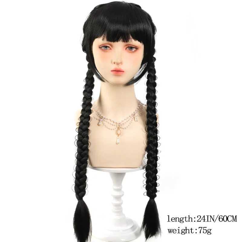 24 Inch Synthetic Long Braided Ponytail Hair Extensions For Women High Temperature Fiber Hair AccessoriesXJ241221