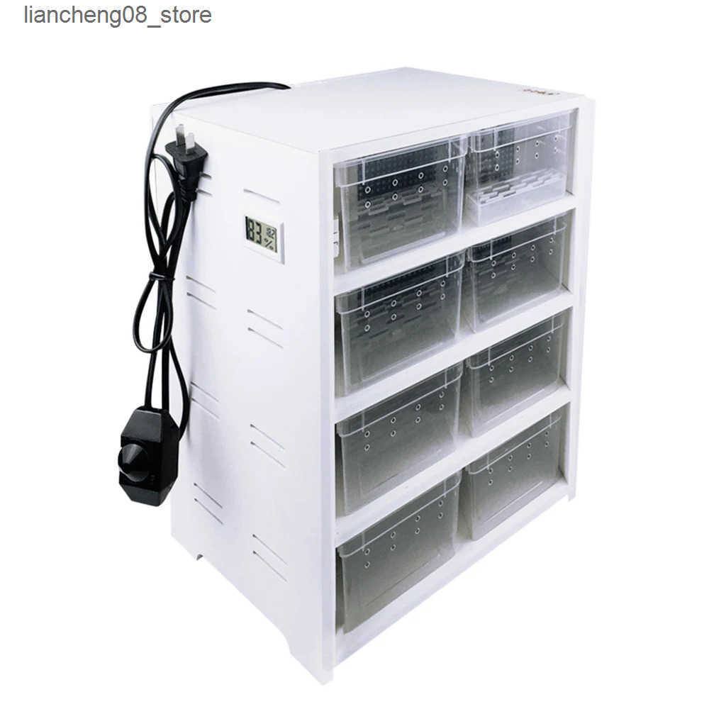 Other Pet Supplies LOYALHEARTY 8 Mesh reptile shell cage gecko lizard pet snake Terrarium fish tank spider insect breeding box+heating pad L240910