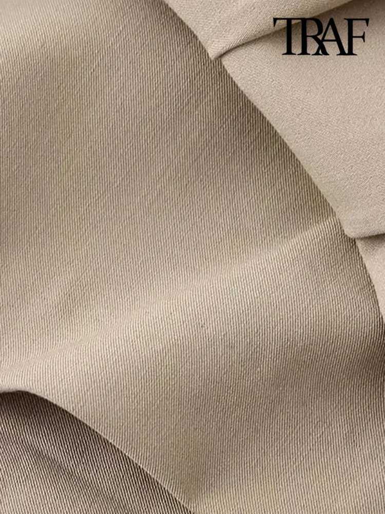 TR-Pleated Shorts Skirts for Women With Belt Side Zipper Mid Waist Fe Skort Chic FashionXJ241221