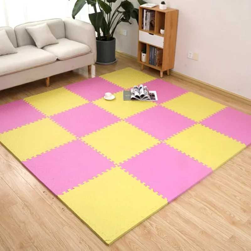 4-20Pcs foam baby game mat puzzle mat childrens interlocking sports tile carpet floor tile toy anti-skid carpet soft carpet 30 * 1cm W241221
