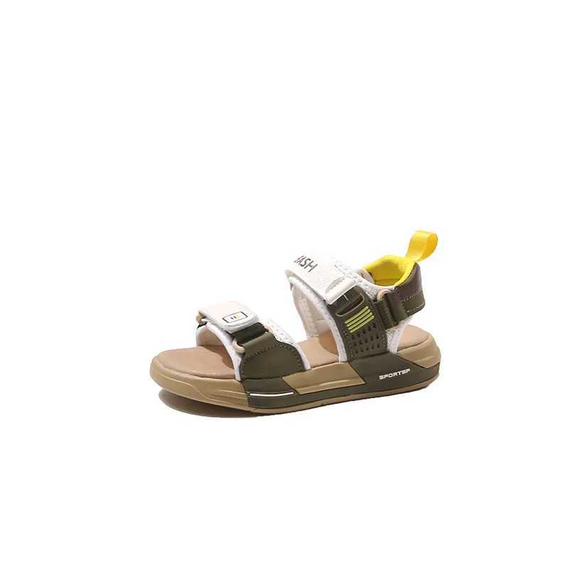 Sneakers Childrens Beach Sandals Summer New Blue Breathable Mesh Hollow Boys Girls Beach Shoes Pink Soft Bottom Non-slip Kids Sandals H241221