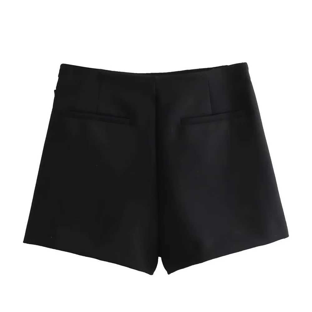 2024ZAR * Spring/Summer/Autumn New European and American Womens Fashion Versatile Buckle Asymmetric SkirtsXJ241221