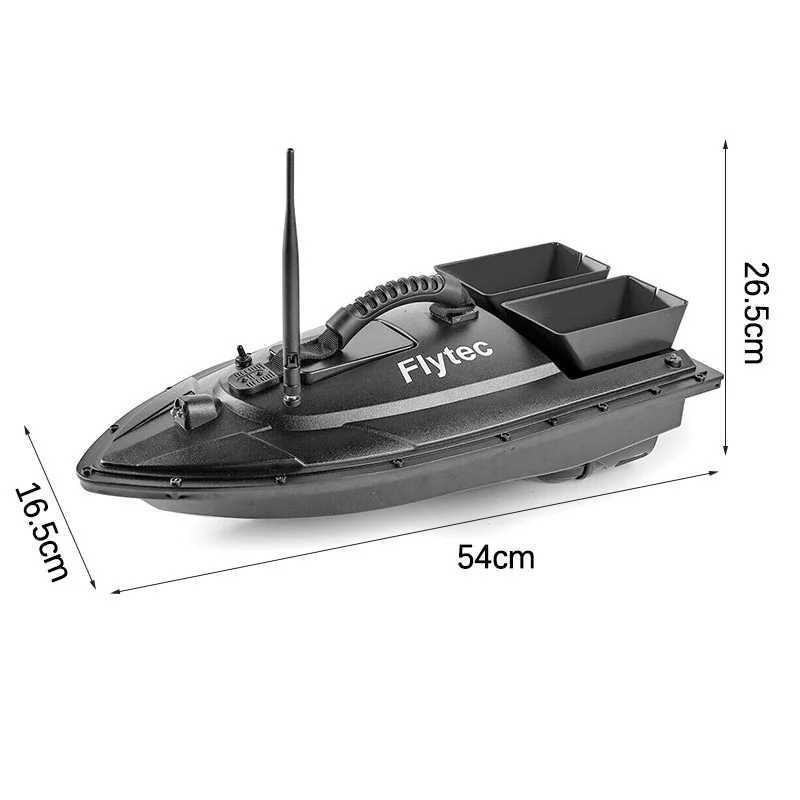 Fish bait boat 500m Rote Control fish bait boat dual motor fish bait machine 1.5KG loading D light for fishing tools W241221