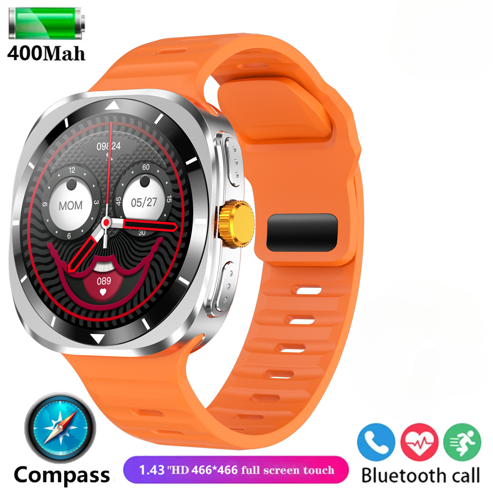 2024 New for High End Smartphones Watch 7 Ultra GPS NFC Compass Smart Watch Outdoor Sport Man Smart Watches 6 Upgraded