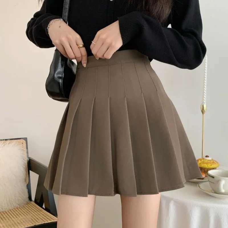 Summer Korean Skirt Shorts Women High Waist Sexy Mini Skirt School Short Pleated Kaii Japanese Pink Skirt FeXJ241221