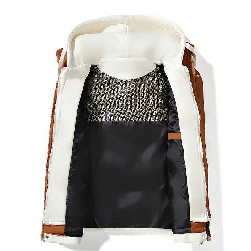Down Cotton Vest Unisex Autumn and Winter Youth Fashion Brand Cotton Jacket Overalls Thickened Shoulder VestXJ241221