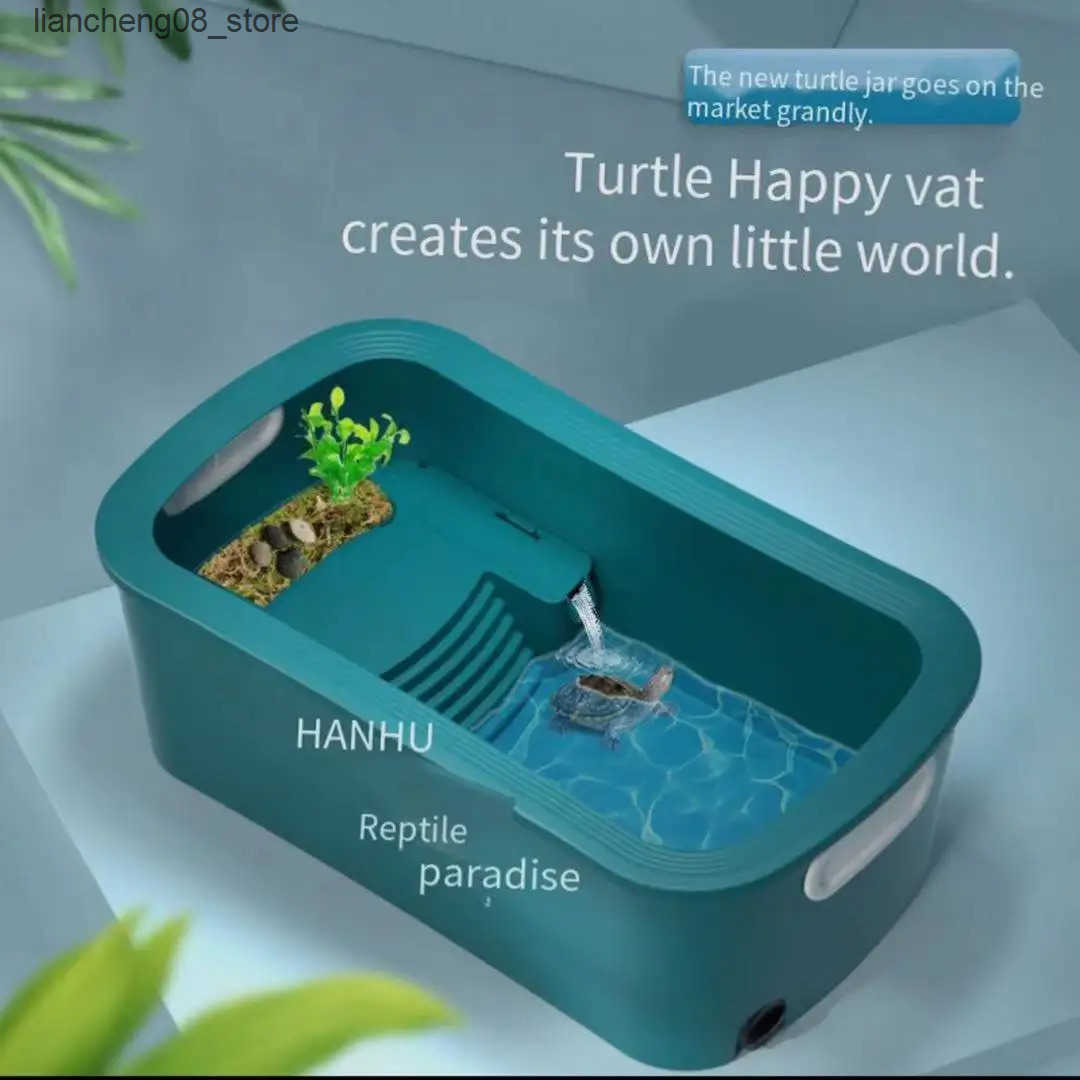Other Pet Supplies Aquarium turtle breeding box special landscape waterless filtration turtle tank creative small aquarium accessories 220V L240910