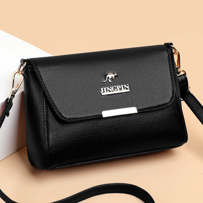 Women s bag new soft leather shoulder designer multifunctional women s crossbody bag simple and lightweight commuting single shoulder bag bag