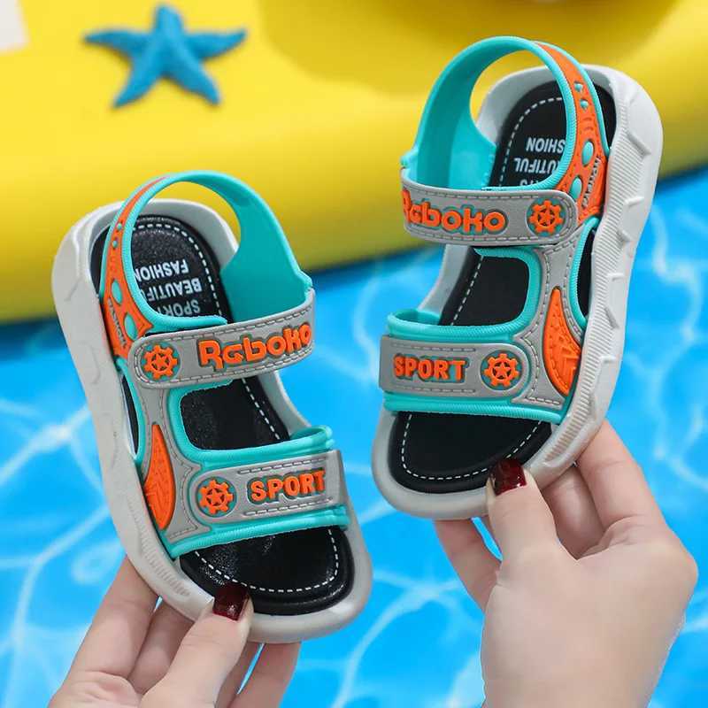 Sneakers Summer Baby Sandals Fashion Baby Boy Sandals Soft Sole Non-slip Boys Girls Sandals Toddler Shoes for Beach 2-10 Years H241221