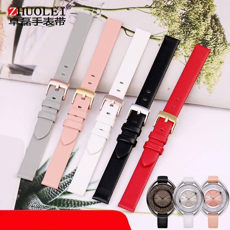 Genuine leather strap For 5158517/5158544/5158972 WatchAccessories Fashion bracelet 12mm Small Size Watch strap female 241220