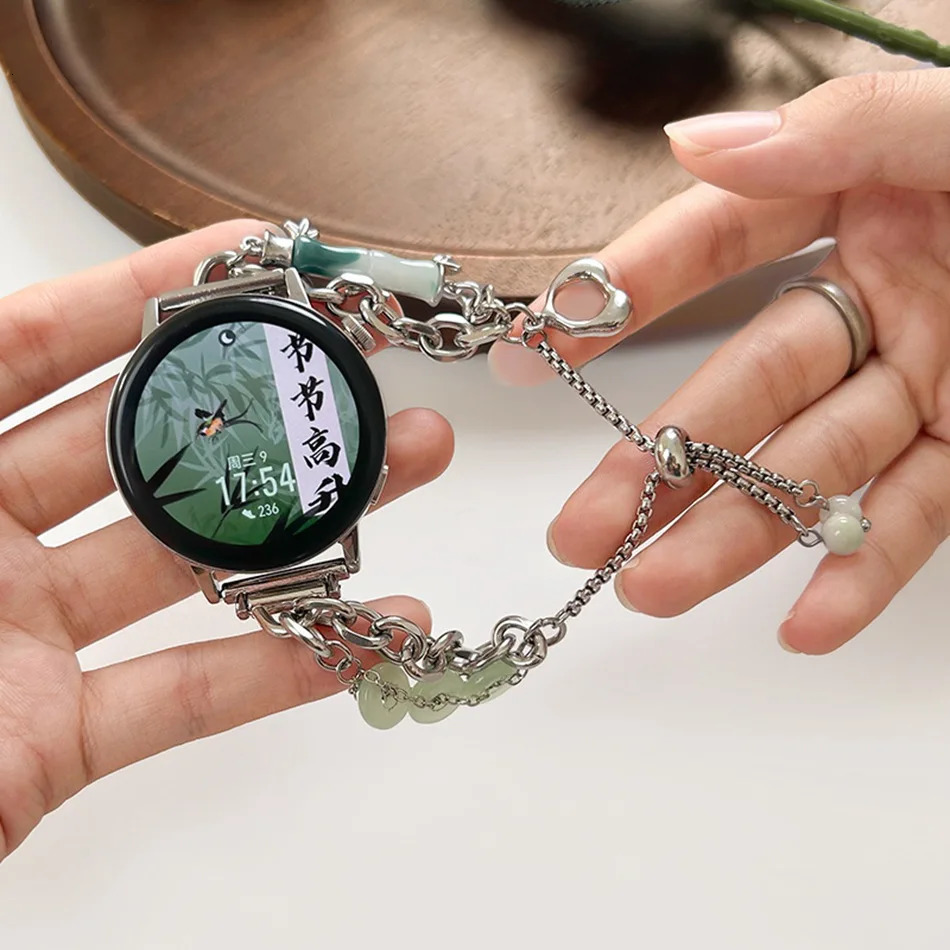 Chinese Vintage Chain Bracelet Strap For Watch 6 3 4 5 Classic Active Watch Band 241220