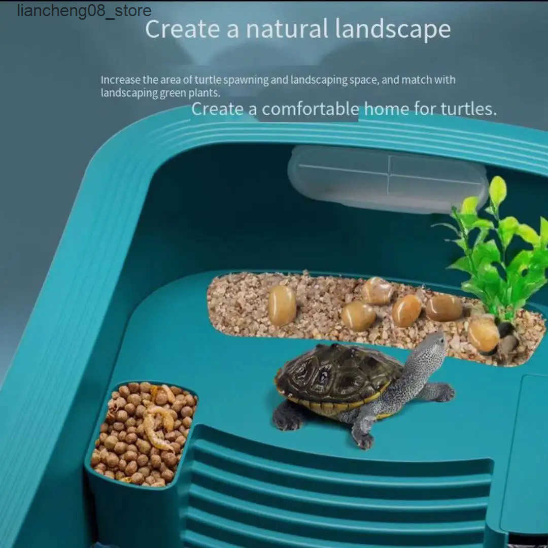 Other Pet Supplies Aquarium turtle breeding box special landscape waterless filtration turtle tank creative small aquarium accessories 220V L240910