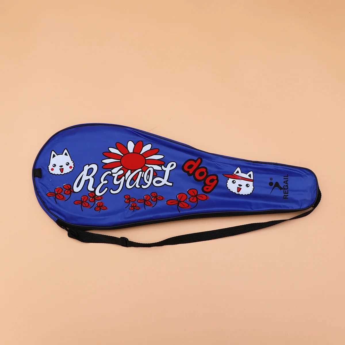 Aluminum alloy badminton racket outdoor sports training set for children cartoon childrenW241221