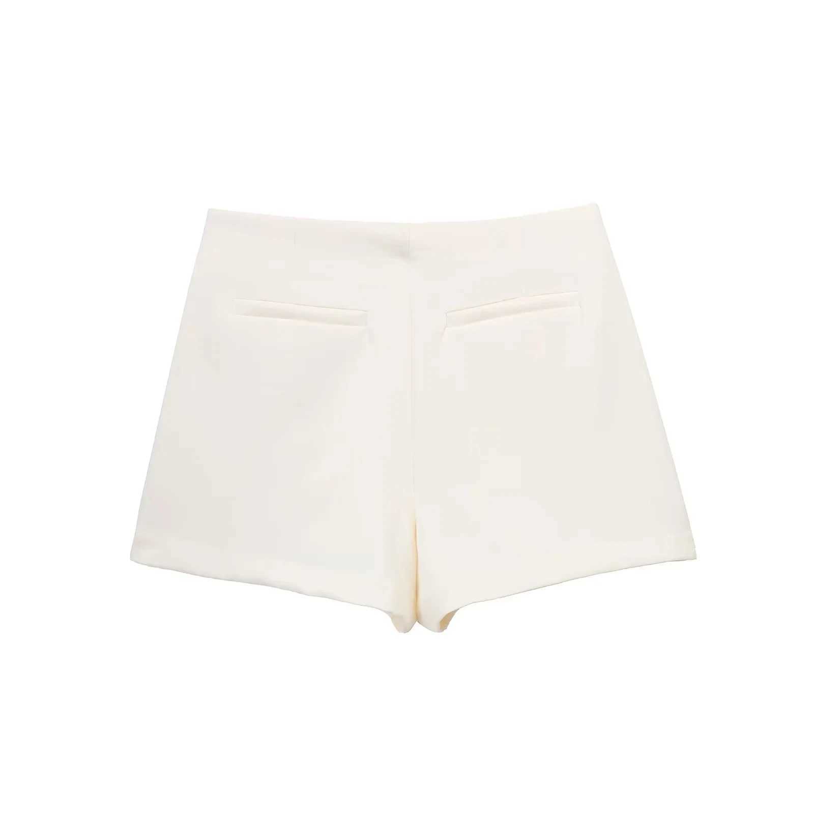 TR Beige Mini Skirt Pants High Waist Skort For Women Summer Asymmetric Black Skirt Shorts Casual Pink Brown Womens SkortXJ241221