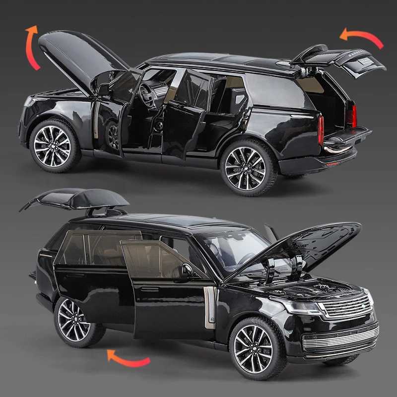1/32 Land Range Rover SV SUV Alloy Car Model Diecasts Metal Off-road Vehicles Car Model Sound and Light Simulation Kids Toy GiftXJ250220