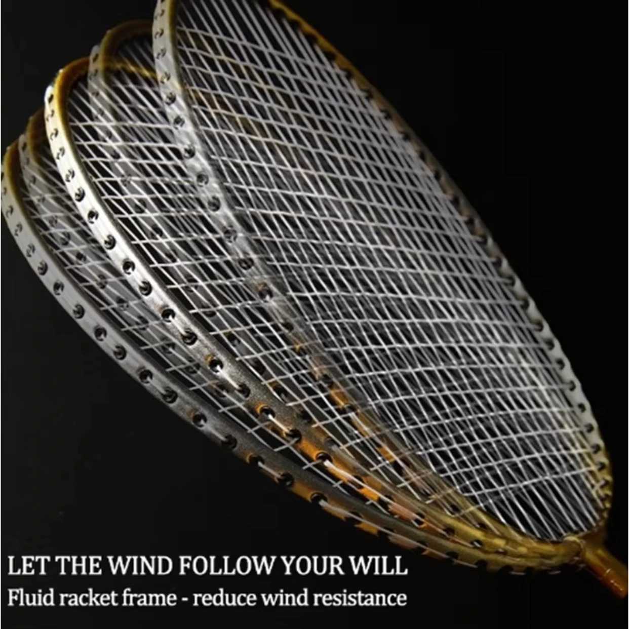 Original by Beginner Badminton Set 2-piece Professional Training Durable Leisure Sports RacketW241221