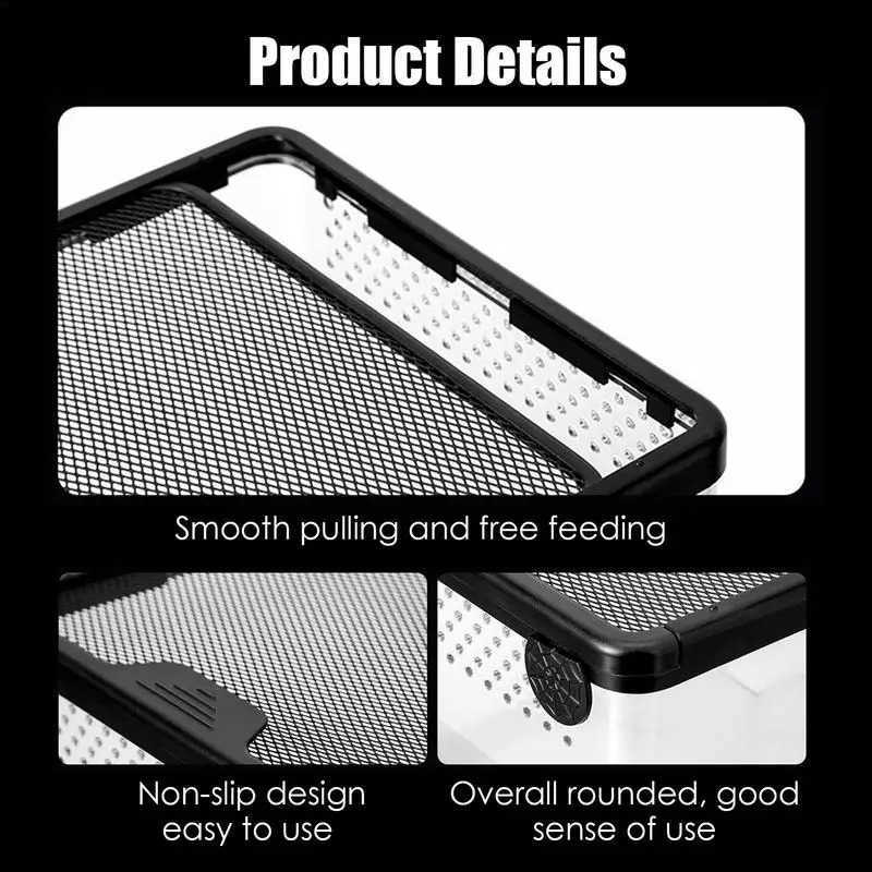 Other Pet Supplies Reptile Breeding Box Acrylic Spider Lizard Shell Insect Feeding Box Reptile Feeding Box Reptile Feeding Box L240910