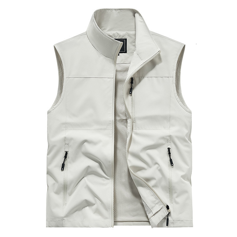 Outdoor Casual Large Pocket Fashion Coat High Quality Design Hot Street Wear Vest For Men