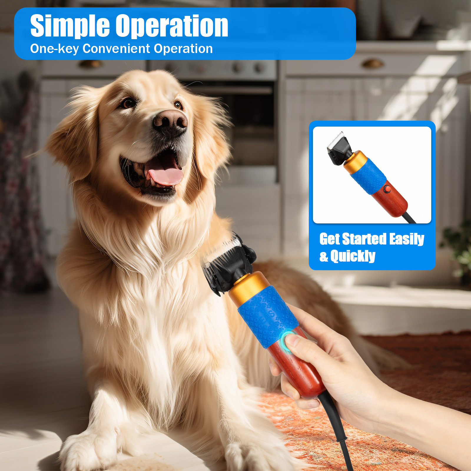 Electric Animal Fur Farm Supplies Sheep Goat Shears Pets Dogs Rabbit Shearing Shaver Clipper Grooming