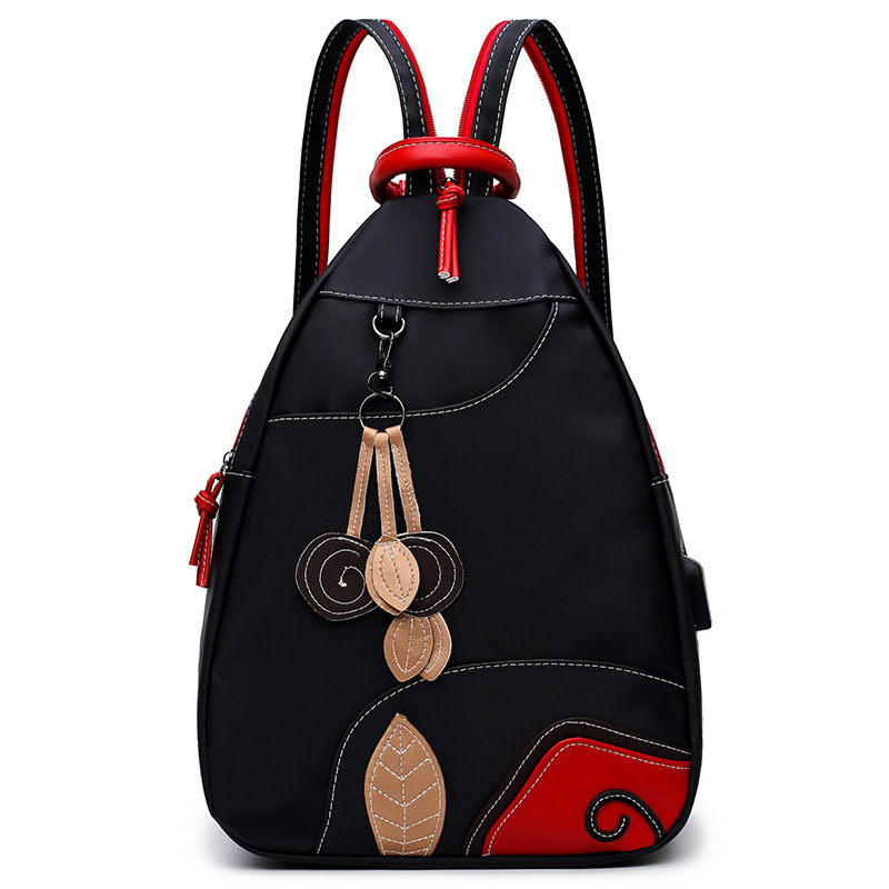 Fashion Women Backpack Waterproof Nylon Shoulder Leisure Travel Lage Outdoor Crossbody Student School Bag