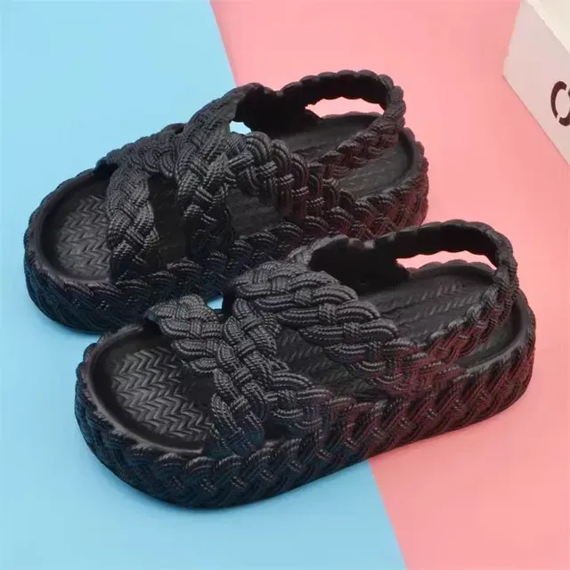 New Platform Sole Hollow Open Toe Women's Sandals Summer Fashion Casual Elegant and Comfortable Running Shoes zhanyishengli