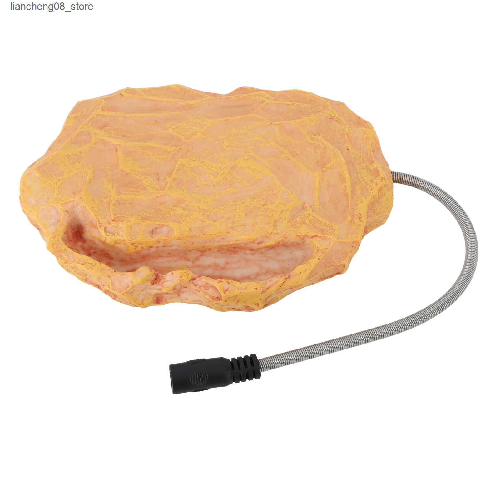 Other Pet Supplies Reptile Heating Rock 12V 5w Temperature Controlled Heating Rock Heater Easy To Clean Waterproof Environmental Resin for Turtle L240