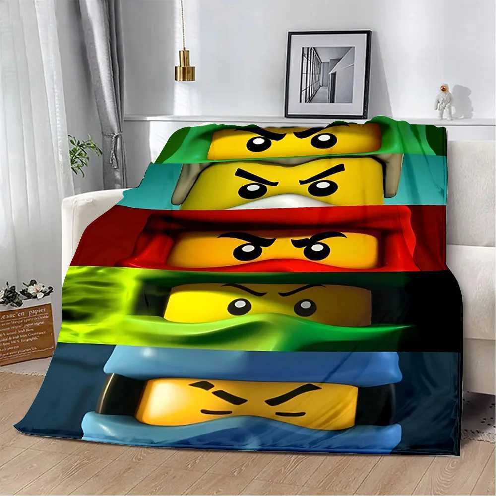 Cartoon Game 3d Printed Blanket Picnic Blankets Warm Blanket Soft and N-NINJAGOS Comfortable Blanket Home Travel Birthday GiftXJ241220