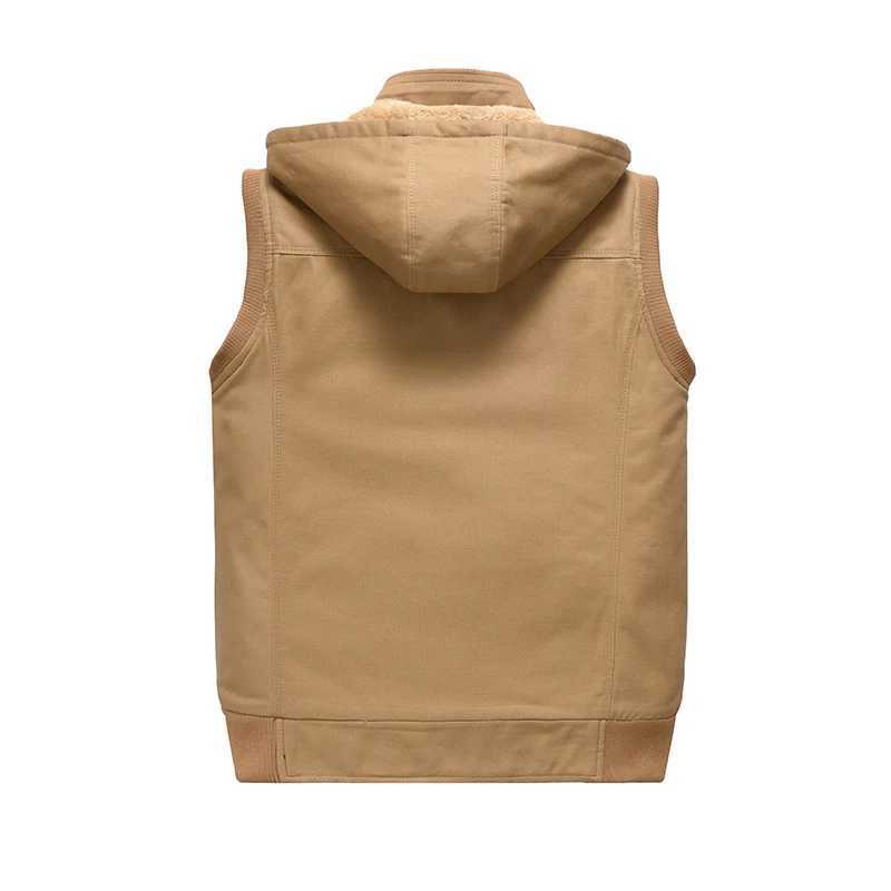 New Lamb Wool Men Fashion Casual Thicken Gilets Warm Vest Male Jacket Can Be Worn On Both Sides Sleeveless Waistcoat Winter CoatXJ241221