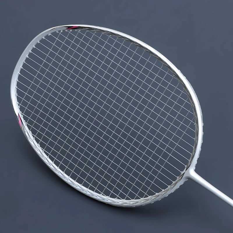 Professional carbon fiber racket pad ultra light 5U racket with string bag carbon fiber racket no string gripW241221