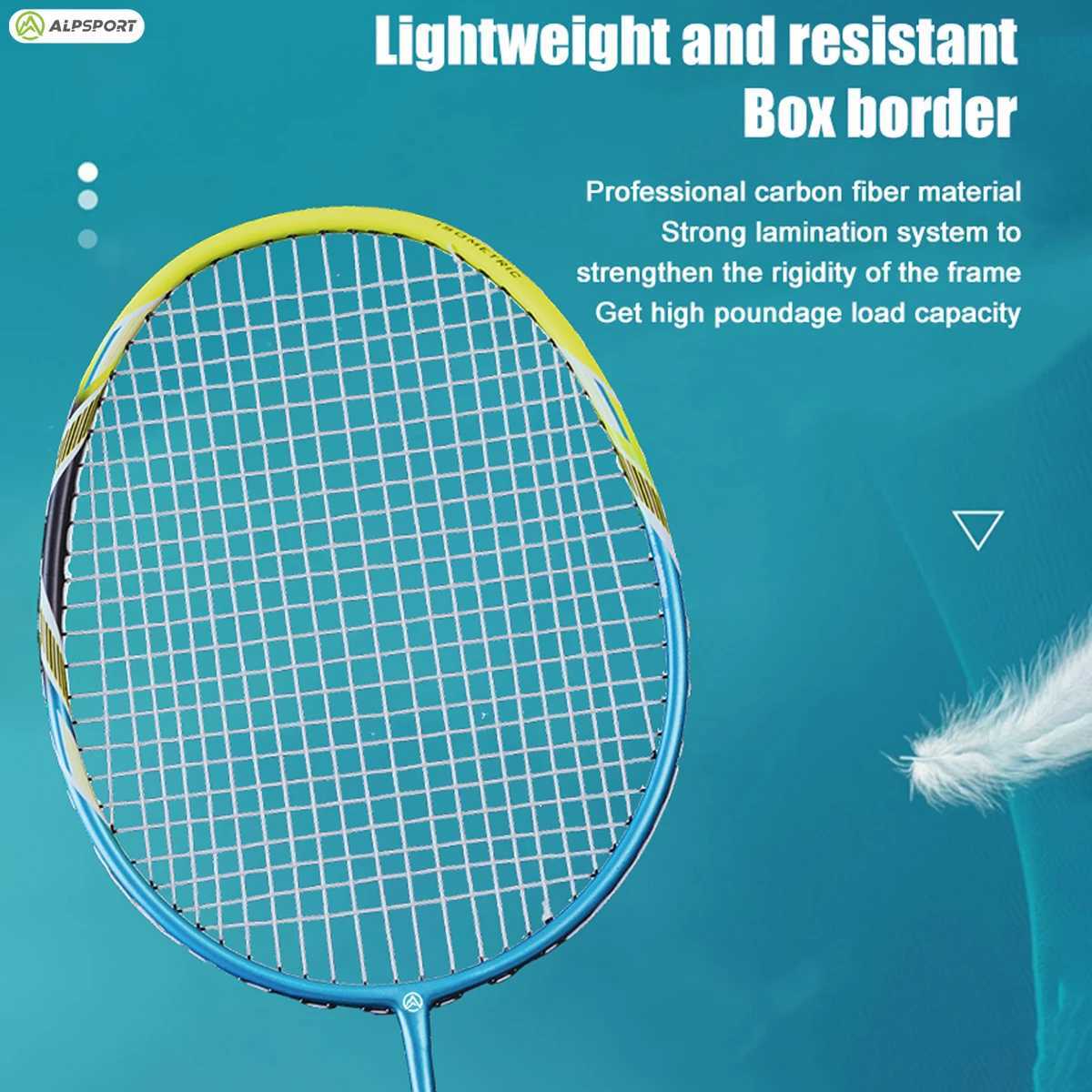 ALP 00ZZ 2PCS/Batch High Quality Badminton Pads Ultra Light Carbon Fiber Original Professional Import Training ALPSPORT USAW241221