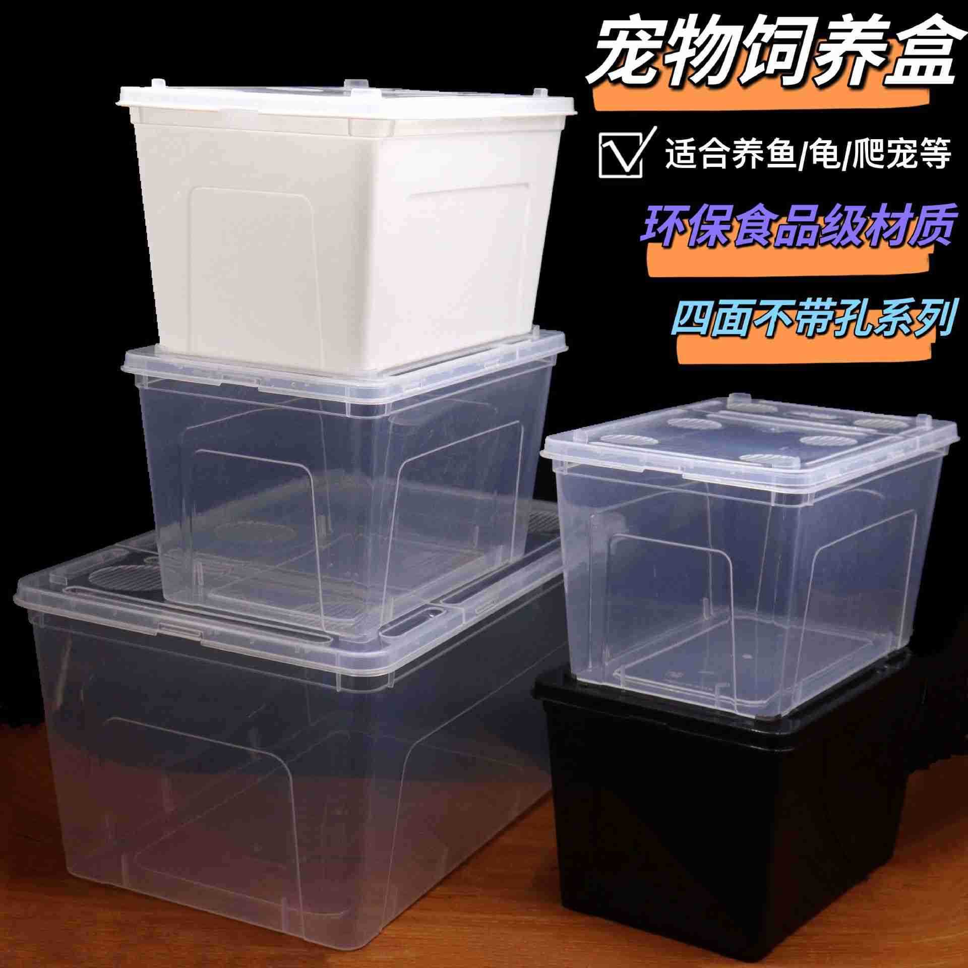 Other Pet Supplies Climbing pet feeding box turtle tank with sun terrace to avoid spiders crabs horned frogs palace keeping box snail climbing pet fee