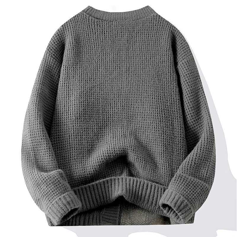 2024 Autumn/Winter Sweater for Men with A Thick Fashion Cardigan Vintage Large V-neck Sweater Loose Fashion Brand VestXJ241221