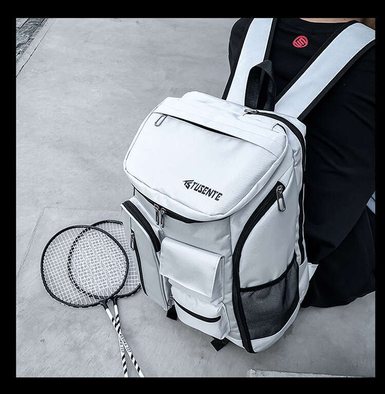 Tennis Racket Backpack, Women's Style, Men's Sports, Large Capacity Tennis Equipment, Badminton Bag, Independent Shoe Compartment