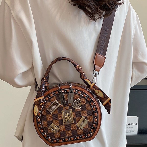 Free Shipping Free Shipping Single Shoulder Bag For Women Round Printing Handbag Single Shoulder Crossbody Bag Designer Bag Luxury Bag Tote Bag