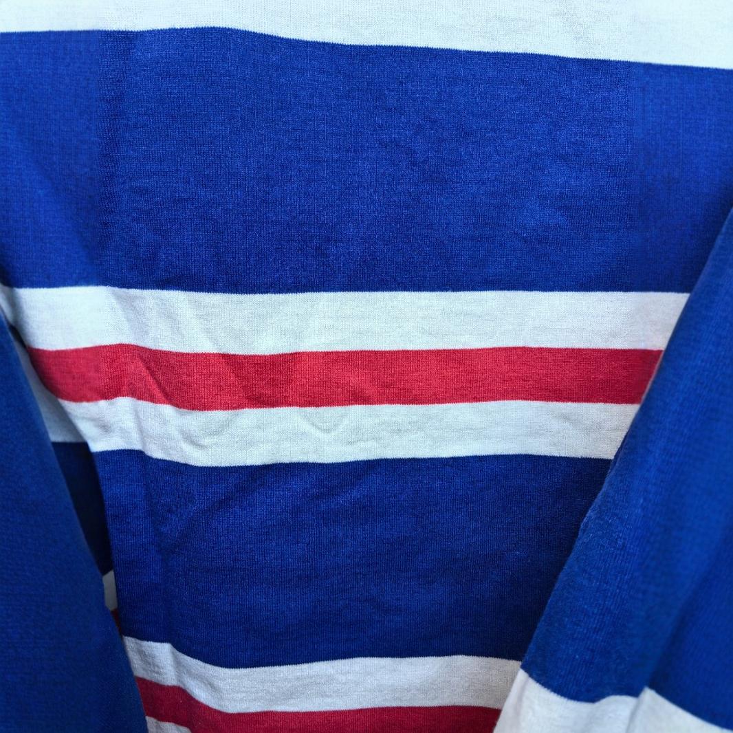 Casual Cotton Linen Shirt Fabric Featuring Large Loops and Striped Pattern