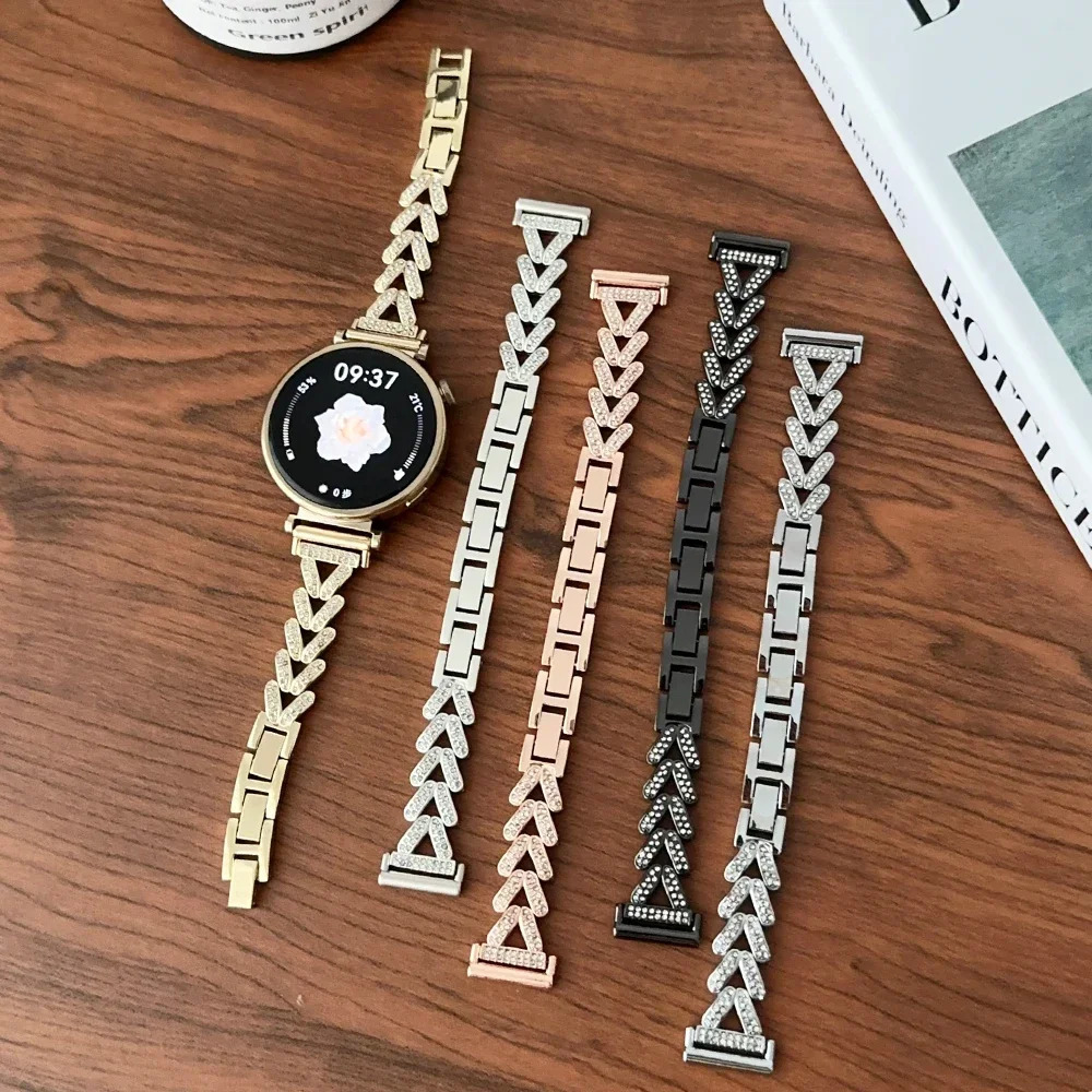 Women Metal Strap for FE Active 2 Smart Watch 18mm 20mm 22mm Band 241220