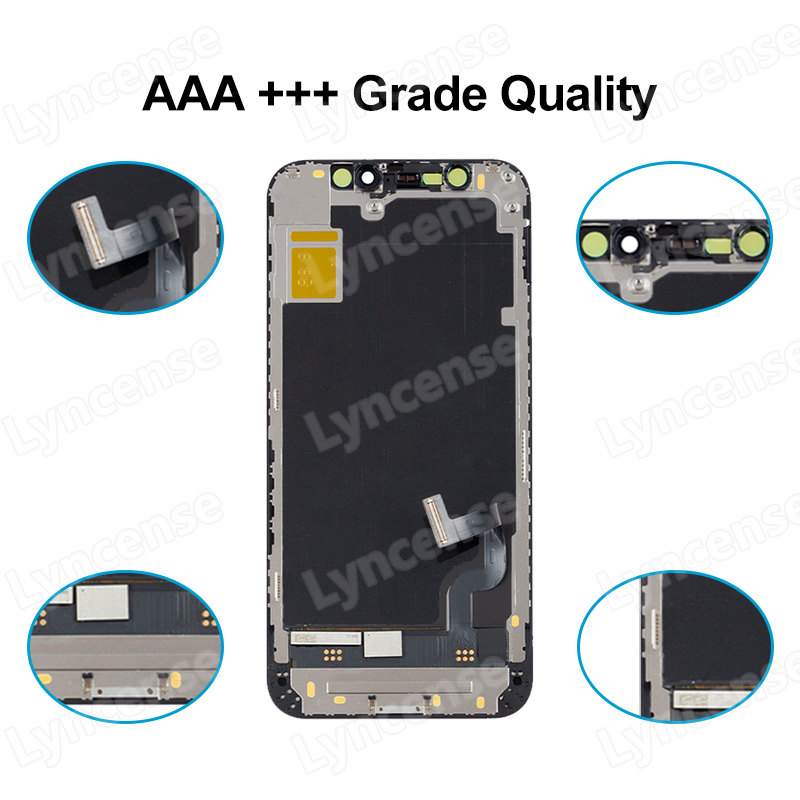 AAA+ OLED Pantalla For iPhone 12 Mini 2025 LCD Display Incell With 3D Touch Screen Replacement Digitizer Assembly Factory Display