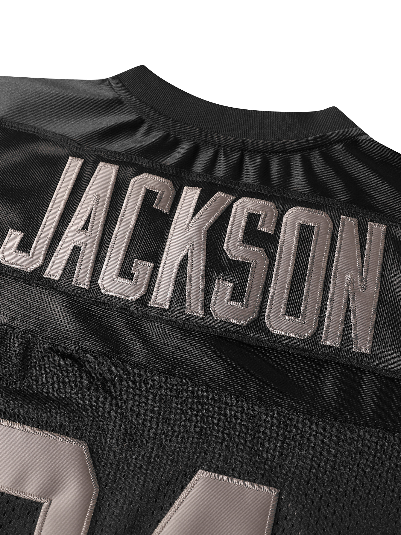 In stock 34 Bo Jackson Football Jersey 100% Stitched Fast Shipping Embroidered Letter Number Design Polyester Men's Retro Classic Sportswear Movi
