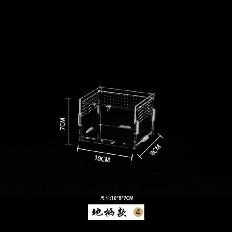 Other Pet Supplies Crawling pet acrylic feeding box Crawler feeding box Lizard guarding palace Scorpion Spider Corn Snake Assembly L240910
