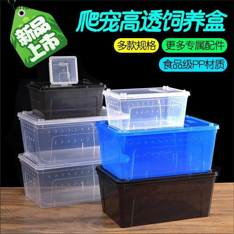 Other Pet Supplies Climbing pet feeding box turtle tank with sun terrace to avoid spiders crabs horned frogs palace keeping box snail climbing pet fee