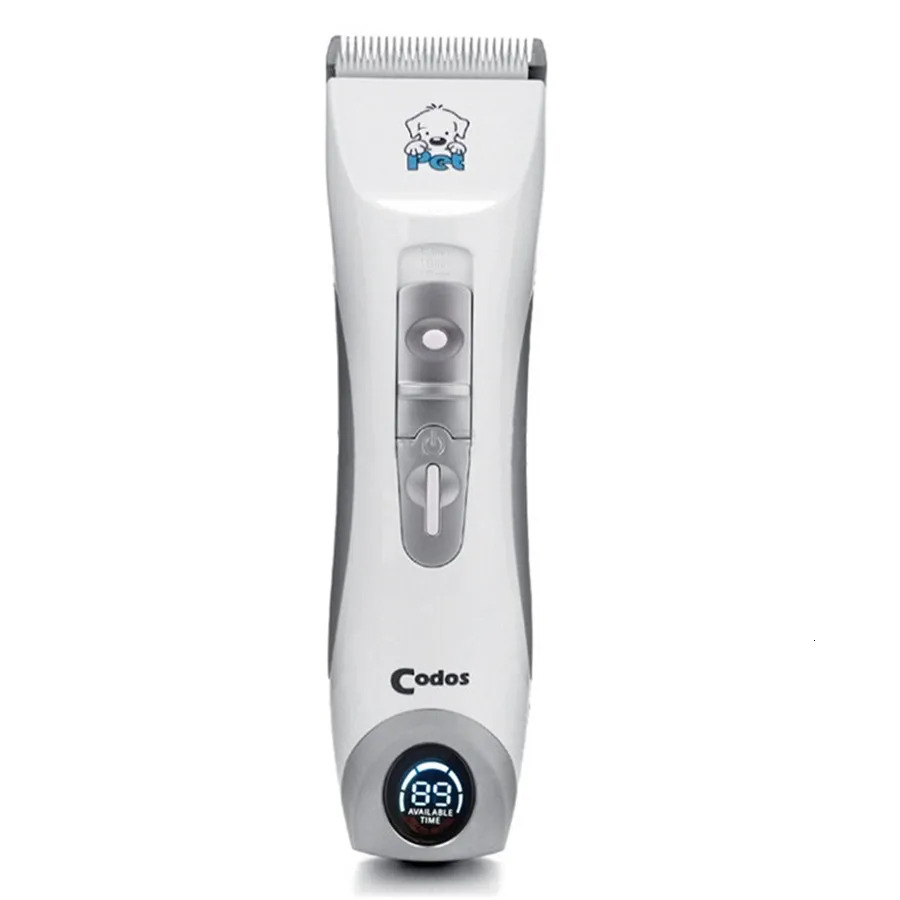 Codos 9600 Professional Pet Hair Trimmer Electrical Animals Dog Grooming Clipper Rechargeable Cat Haircut Hine LCD Display